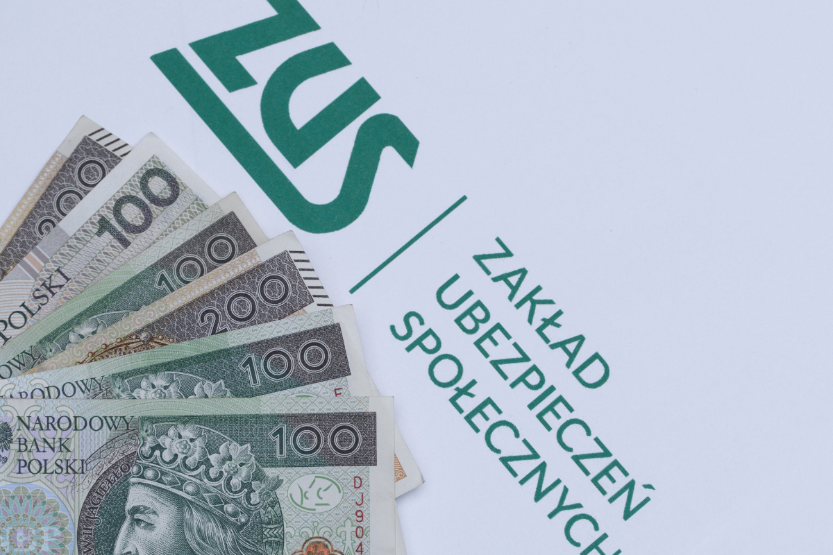 zus i pieniądze PLN
