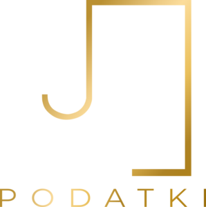 biało-złote logo jm podatki